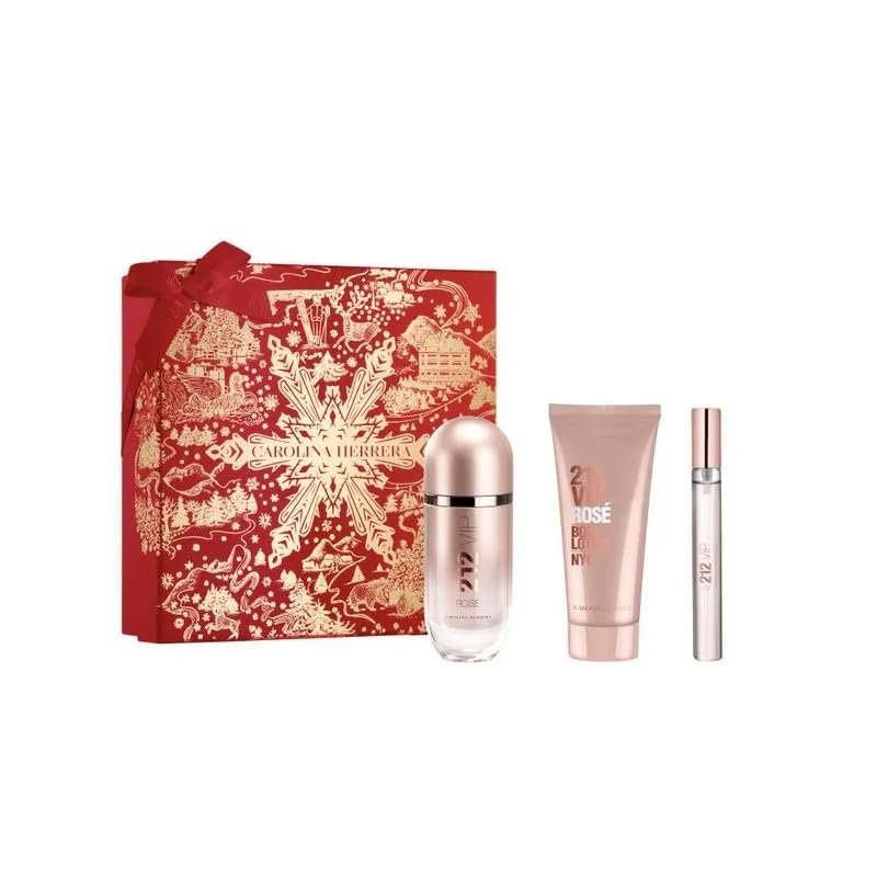 Carolina Herrera 212 VIP Rosé 2.7 EDP/3.4/Mini SET (W)