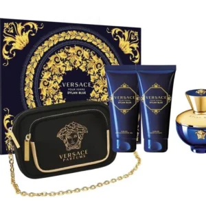 Versace Dylan Blue 3.4 EDP/3.4/3.4/Beauty case SET (W)