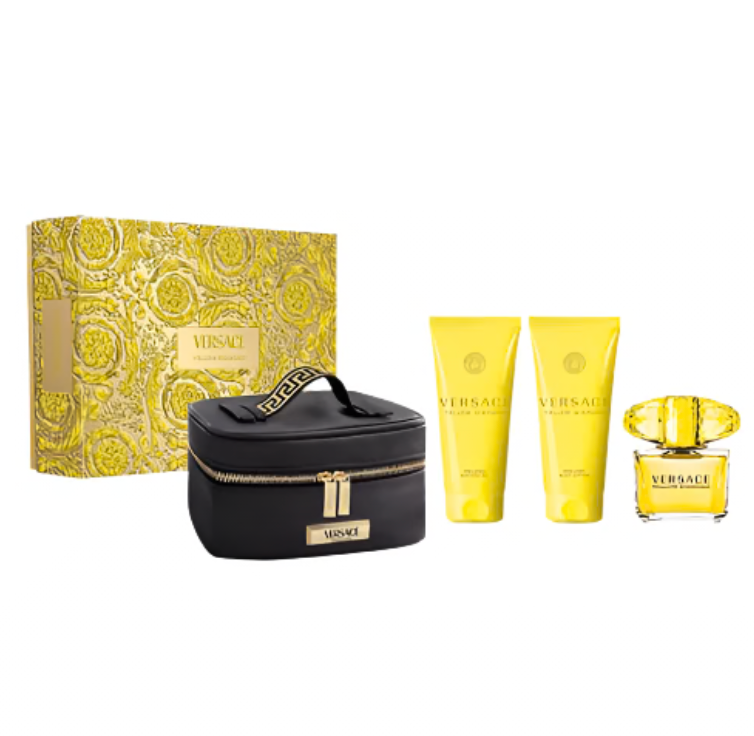 Versace Yellow Diamond 3.0 EDT/3.4/3.4/Beauty case SET (W)