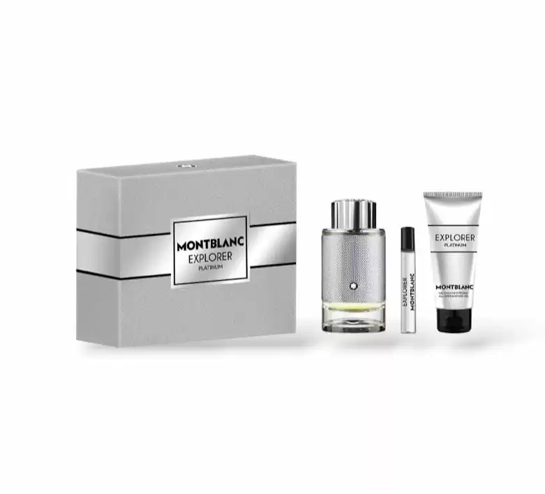 Mont Blanc Explorer Platinum 3.4 EDP/3.4/Mini SET (M)
