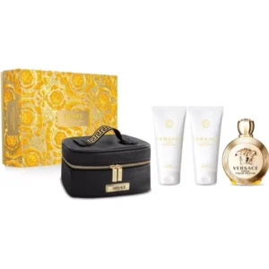 Versace Eros Pour Femme 3.4 EDP/3.4/3.4/Beauty Case SET (W)