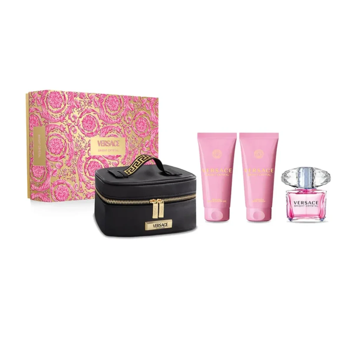 Versace Bright Crystal 3.0 EDT/3.4/3.4/Beauty Case SET (W)