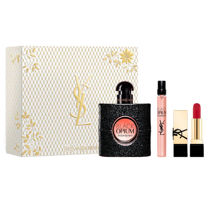 Yves Saint Black Opium 3.0 EDP/Lipstick/Mini SET (W)